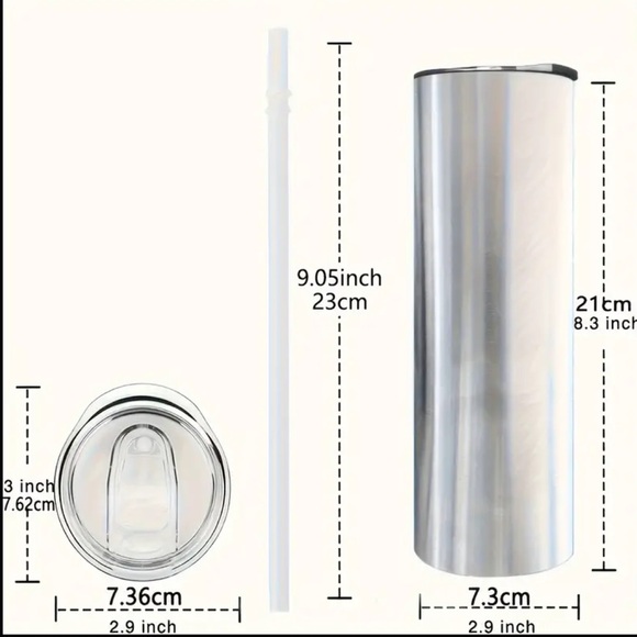 🆕 Hello Kitty - Victorian Goth - Punk - Stainless Steel Tumbler - 20oz w/ Straw - Picture 8 of 9